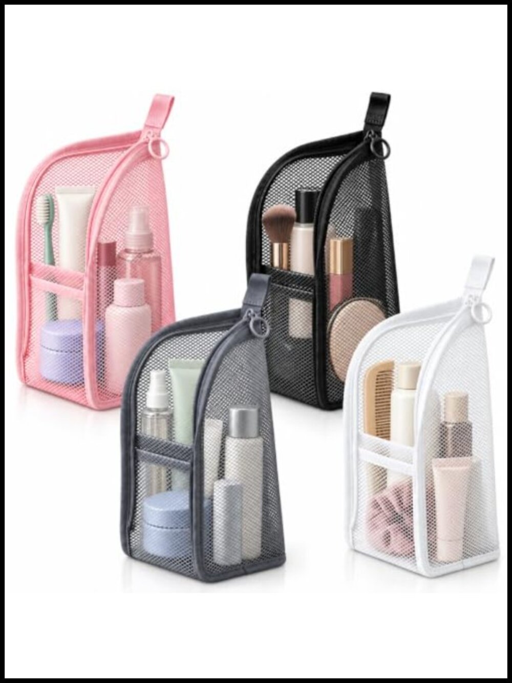 Standing Waterproof Toiletry Bag Travel Makeup Cosmetic Organizer
